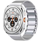 INF Združljiv s Samsung Watch Ultra 1/2 nerjaveče jeklo magnetni pašček Silver, (5000116454) | Shoptok.si