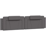  Krevet Viana s madracem sivi 200 x 200 cm od umjetne kože | shoptok.hr