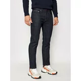 Tommy Hilfiger Jeans hlače Denton MW0MW15578 Mornarsko modra Straight Leg