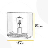Lesnina XXXL NAMIZNA SVETILKA 13/10/15 cm | Shoptok.si