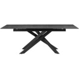 P & B Raztegljiva Miza Lotus, Temno Siva, 168-210x90 | Shoptok.si