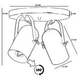 Opviq Spot svetiljka 8994 2 | ePonuda.com