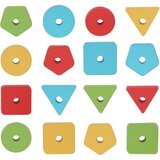 Dvěděti Wooden Activity Toy Friends aktivnostna igrača iz lesa 18 m+ 27 kos | Shoptok.si