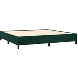  Krevet s oprugama i madracem tamnozeleni 200x200 cm baršunasti | shoptok.hr