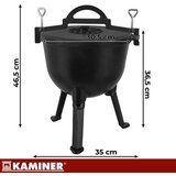 Kaminer Emajlirani kotao od lijevanog željeza 10l | shoptok.hr