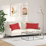  Jastučići za sofu 2 pcs Crvena 80 x 40 cm tkanina | shoptok.hr