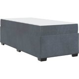  Krevetna konstrukcija Tamno siva 100 x 200 cm tkanina | shoptok.hr