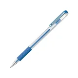 Gel roler Metallic Hybrid Grip, 0,8 mm, plava