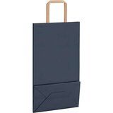  Papirnate vrećice 50 kom s ručkama plave 21x11x36 cm | shoptok.hr