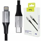kabel AUC-01 USB-C - Lightning 1,0 m 27W CRNI