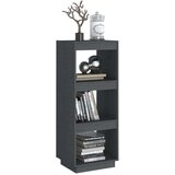 vidaXL knjižna omara za razdelitev prostora siva 40x35x103 cm borovina | Shoptok.si