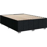  LED okvir za krevet s madracem Crna 140 x 190 cm Tkanina | shoptok.hr