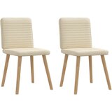 Maison Chic Jedilni stoli - Vzorci stoli 2 kosa krem blago A294, (22032482) | Shoptok.si