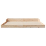 vidaXL Konstrukcija postelje Rjava 180 x 220 cm Trdna borovina | Shoptok.si