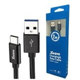 E-green Kabl 2.0 USB A - USB 3.1 tip C M/M 5A, 2m, za brzo punjenje, crni | Eponuda.com