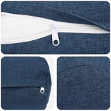  Presvlaka za jastuk 6 kom. HEERLEN Plava Ø 15 x 40 cm Tkanina - Plava Promjer 15 x 40 cm 6 | shoptok.hr