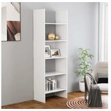  Knjižna omara bela 60x35x180 cm iverna plošča | Shoptok.si