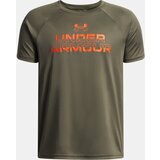 Under Armour UA Tech Split Wordmark SS-GRN T-Shirt for Boys - Boys Cene