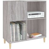 vidaXL Omarica za gramofonske plošče siva sonoma 84,5x38x89cm inž. les | Shoptok.si