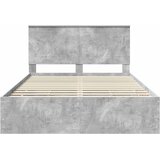  Krevetna konstrukcija s ladicama Betonski sivi 150 x 200 cm | Eponuda.com