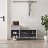  The Living Store Omarica za čevlje betonsko siva 102x36x60 cm inženirski les - Omarica Za Čevlje, (21453508) Cene