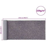 vidaXL Neklizajući slikarski flis 2532 cm 220 g/m² sivi | shoptok.hr