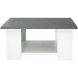 TemaHome France Bela mizica s ploščo v betonskem dekorju 67x67 cm Square - TemaHome