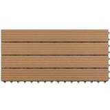  Pločice za decking 6 pcs Smeđa 60 x 30 cm Drvoplastična smjesa | shoptok.hr