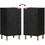  Komoda crna 40x33x75 cm od konstruiranog drva | shoptok.hr