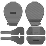 INF Siva trda zaščitna torbica, prilagojena za Shokz slušalke, (5000290895) | Shoptok.si