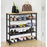 MID.YOU REGAL ZA ČEVLJE črna, medeni hrast | Shoptok.si