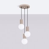 Nice Lamps Smeđe-siva viseća svjetiljka sa staklenim sjenilom ø 25 cm Orbital – | shoptok.hr