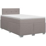  Boxspring krevet s madracem Sivosmeđa 120 x 190 cm Tkanina | shoptok.hr