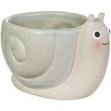 Sass & Belle Glinena ukrasna tegla za cvijeće ø 9 cm Snail – Cijene