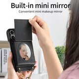INF Usnjena torbica za iPhone z ogledalom in držalom za kartice - črna Model 15, (22071534) | Shoptok.si