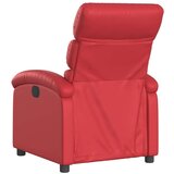  Električni naslanjač rdeče umetno usnje | Shoptok.si