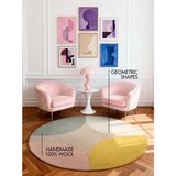 Ted Baker Ročno tkana volnena okrogla preproga ø 160 cm Westminster Cecil – | Shoptok.si