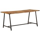 vidaXL Jedilna miza 160x80x75 cm trden mangov les | Shoptok.si