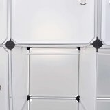 vidaXL modularni Ormar s 14 Odjeljaka Bijeli 37 x 146 x 180,5 cm | shoptok.hr