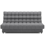 ELTAP Siva sklopiva/s prostorom za odlaganje sofa od šenila 197 cm Clareta – | shoptok.hr