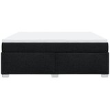  Krevet s oprugama i madracem crni 180x200 cm od tkanine | shoptok.hr