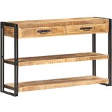 vidaXL Komoda od masivnog grubog drva manga 120 x 30 x 75 cm u
