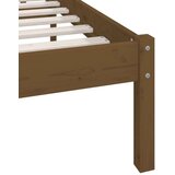  Posteljni okvir medeno rjav iz borovine 90x190 cm UK Single, (20644709) | Shoptok.si
