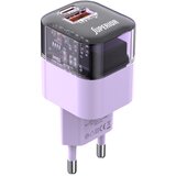  PUNJAČ BEZ KABLA SUPERIOR SU-P105 30W SUPER FAST USB-A + USB-C LJUBIČASTI P1221 *MD *SR Cene