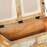  Klupa za pohranu od masivnog obnovljenog drva 80 x 40 x 40 cm | shoptok.hr