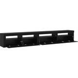  Set TV komoda S LED lampica 3 pcs Crni hrast 270 x 35 x 40 cm | Eponuda.com