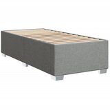 vidaXL Posteljni okvir svetlo siv 90x200 cm blago, (21292404) Cene