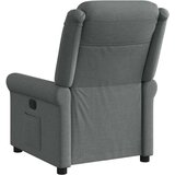 vidaXL Naslanjač iz temno sivega blaga | Shoptok.si
