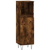  3-dijelni set kupaonskih ormarića boja dimljenog hrasta drveni | Shoptok.si