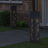  Solarna LED svjetlost za stazu 2 pcs Antracit | shoptok.hr